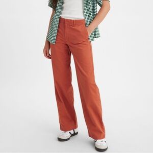 Levi's Baggy Trousers in the colour Baked Clay.